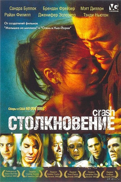 Господа, у кого есть свободные 108 минут посмотрите отличный фильм - Столкновение (Crash)