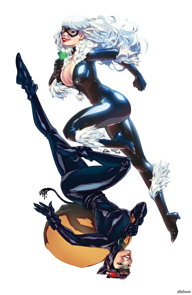Black cat &amp; Catwoman / Art 