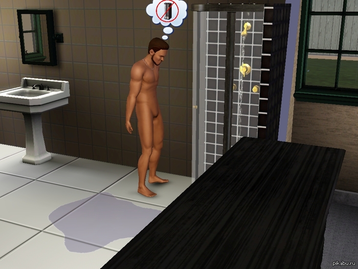 This is probably the most gorgeous screenshot I've ever taken while playing The Sims 3! Ahahah!!! - NSFW, My, The sims 3, , Shower, 