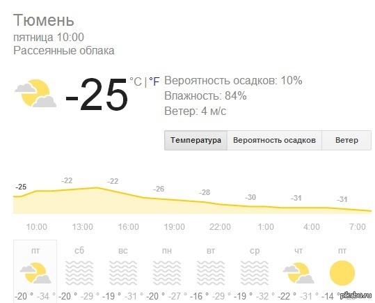 Погода в тюмени на 10 дней рощино