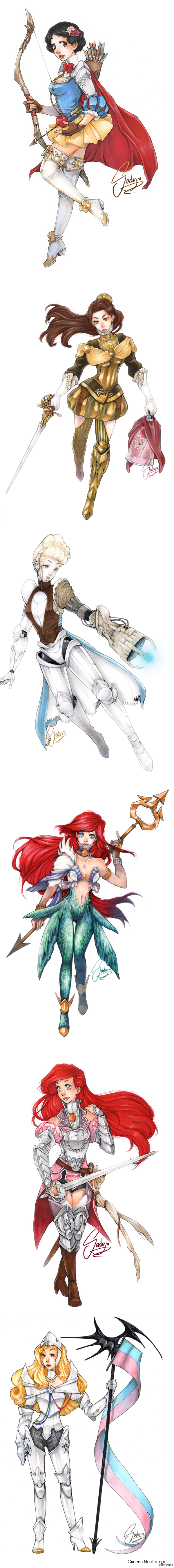 Новый взгляд на диснеевских принцесс