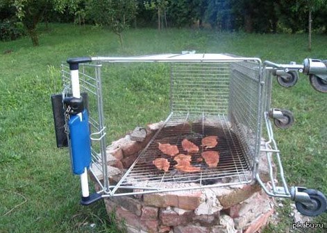 Why not, interesting idea - Survival, Shashlik, Cart, Grill