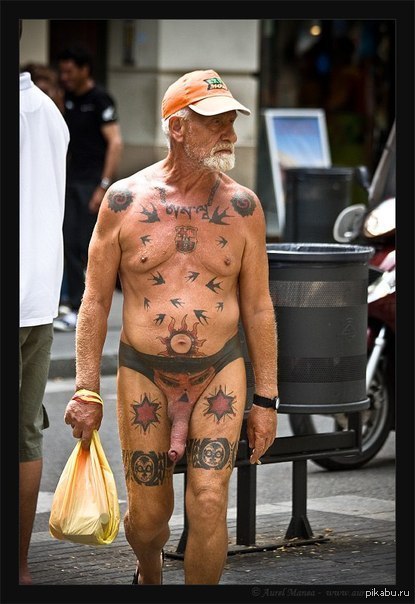 What has the world come to... - NSFW, Tattoo, Grandfather