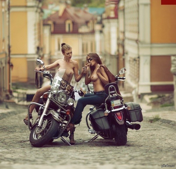 Bikers - NSFW, Bikers, , Harley-davidson, Girls, Strawberry, Motorcyclists