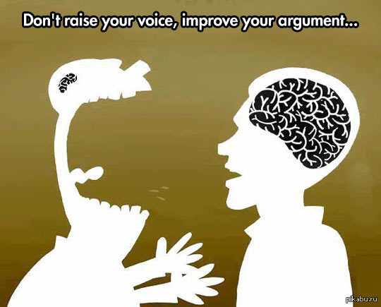 Raising voices на русском. Argument. Don't raise your Voice improve your English.