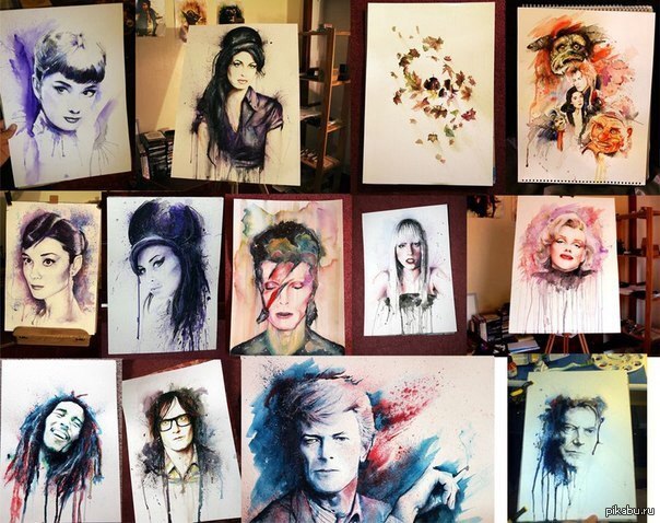 Ребят, никто не поможет найти отдельно арты Одри Хепберн?