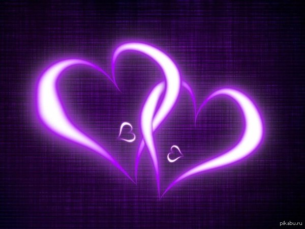 Two hearts - NSFW, Heart, Lilac, Purple, Pink