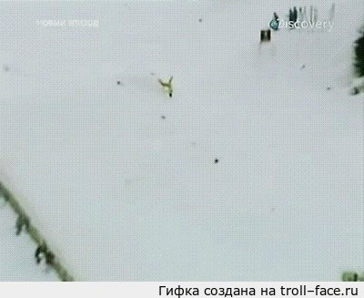Самое жесткое падение, что я видел. Слабонервным гифку не включать. Сразу скажу- жив, почти здоров, стал комментатором, калекой, вроде, нет.