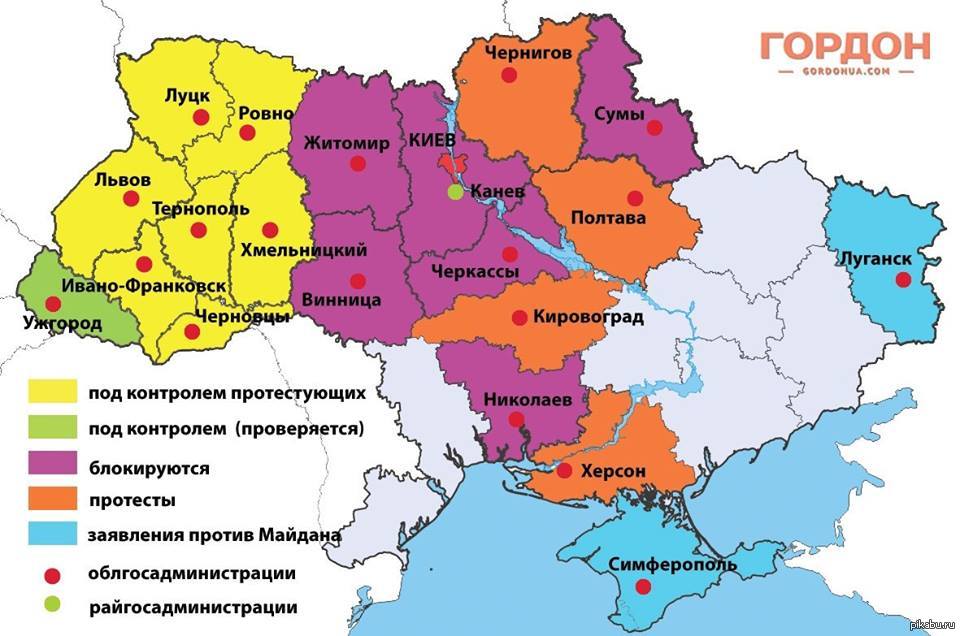 Карта украины сегодня на русском. Юго-Восточная Украина карта. Карта Юго-Восточной части Украины. Карта Восточной Украины. Области Украины.