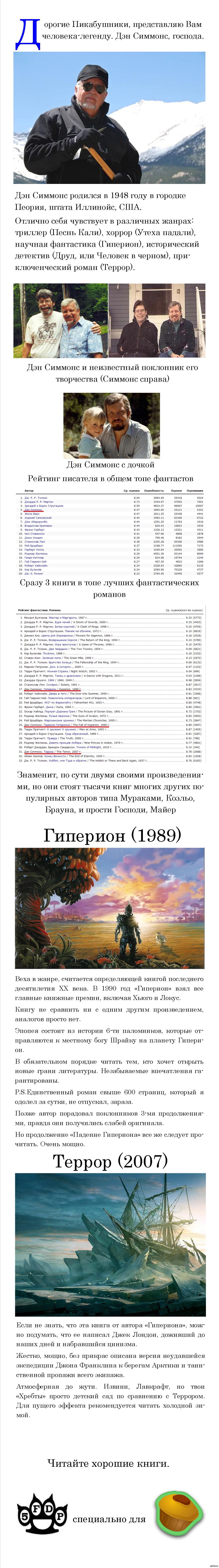 Немного о творчестве Дэна Симмонса