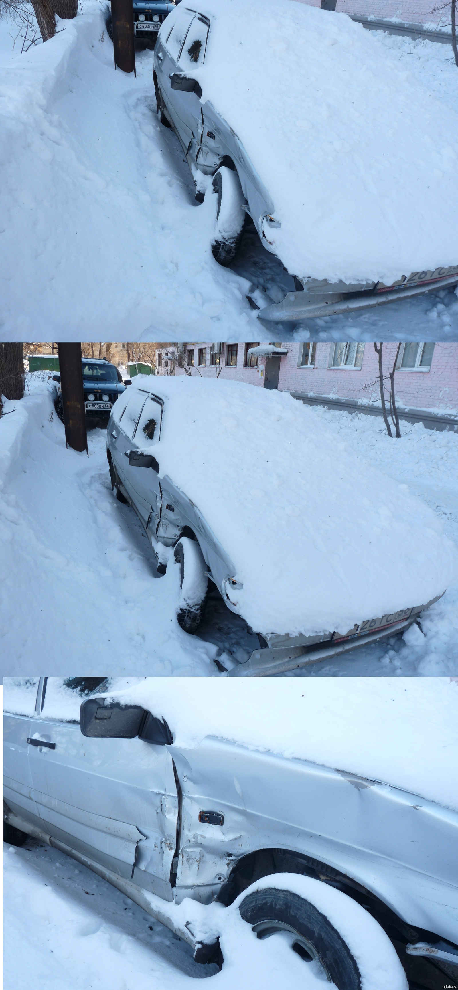 утром не заводилась, вечером поскользнулась. | Пикабу
