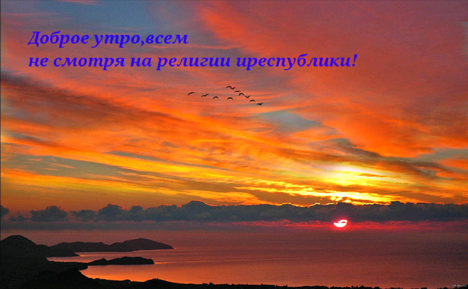 У нас утро=)Впселых вам выходных , пикабушники!=)