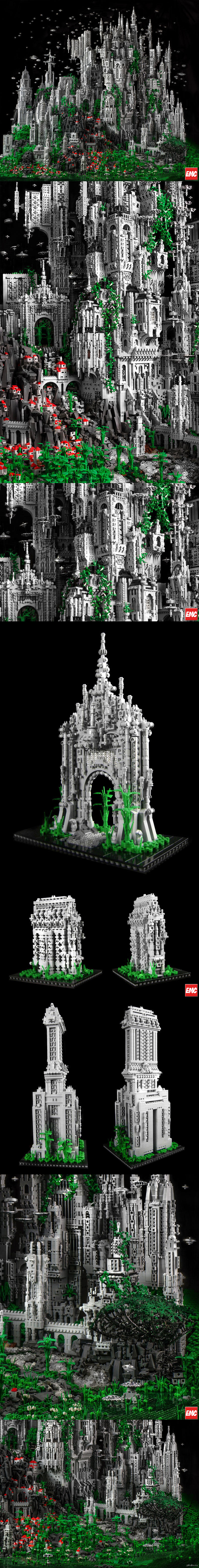 Эпический фантастический мир из 200 000 деталей