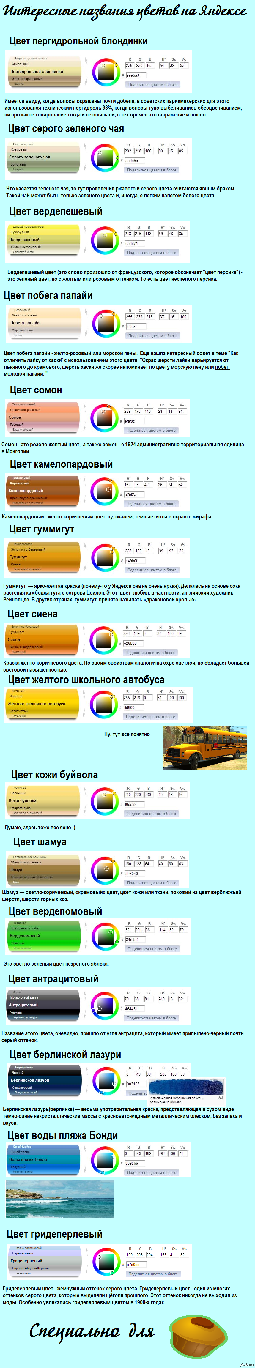 Интересные названия цветов на Яндексе | Пикабу