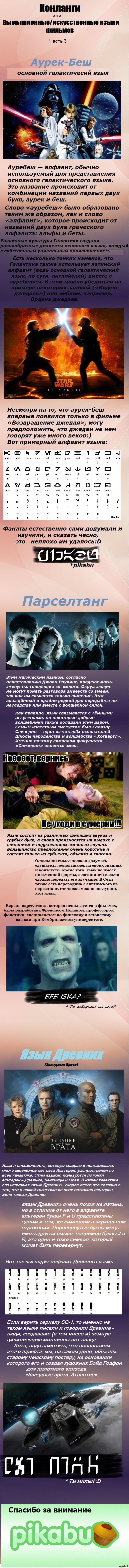 Вымышленные языки из кинофильмов v3.0