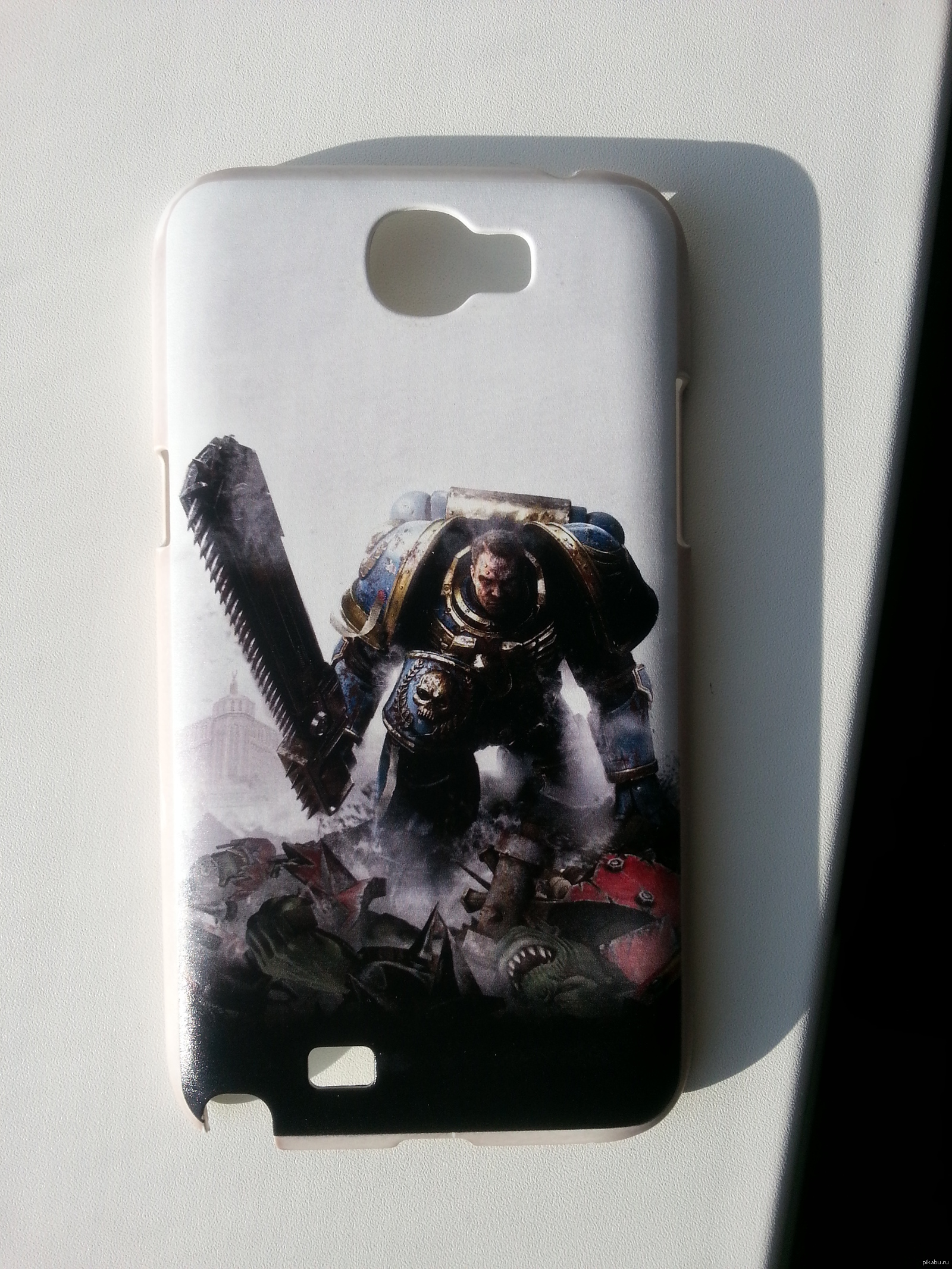 Чехол для galaxy note 2 с ультрамарином.