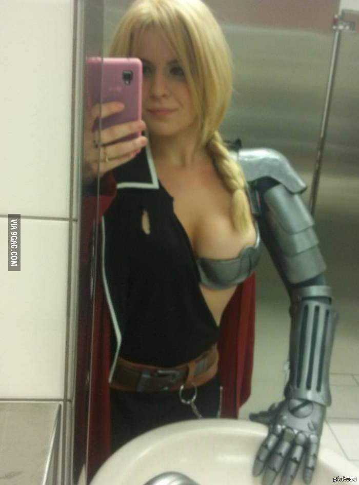 Fem cosplay on Edward Elric - NSFW, Cosplay, , Fullmetal alchemist, 9GAG