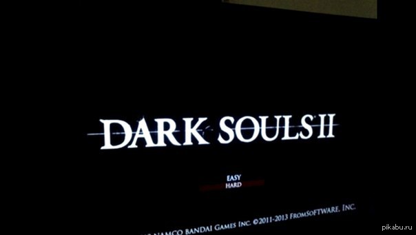 Выбор сложности в Dark Souls2 не особо велик.