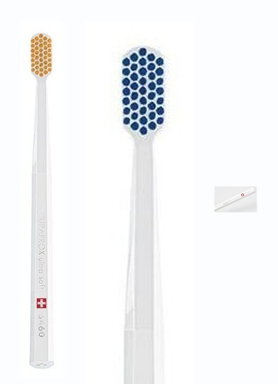 Зубная щетка CURAPROX CS 5460 белая ″ultrasoft″, d 0,10 мм