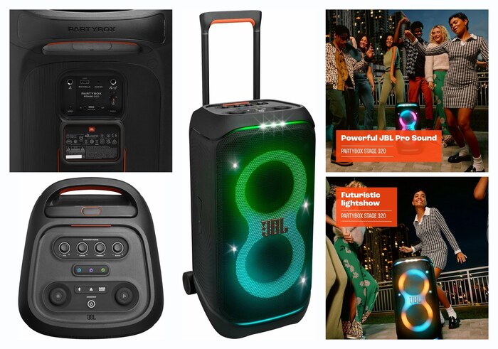 ����������� �������������� ������ ������� JBL PartyBox 320，� ������������������ ������ �� 18 �����