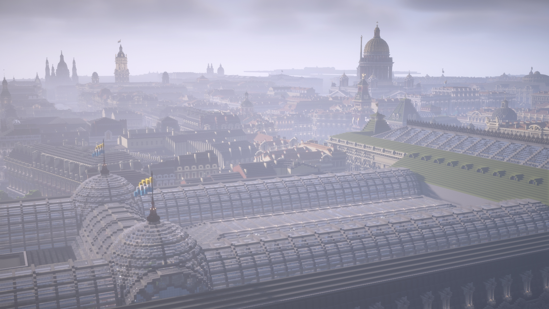 Post #14267945 - My, Minecraft, Architecture, sights, Street photography, Town, Museum, Building, Digital drawing, Art, Computer games, History, Modern Art, Video, Video VK, Longpost