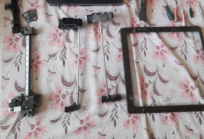 Тоненькие валы оси Y