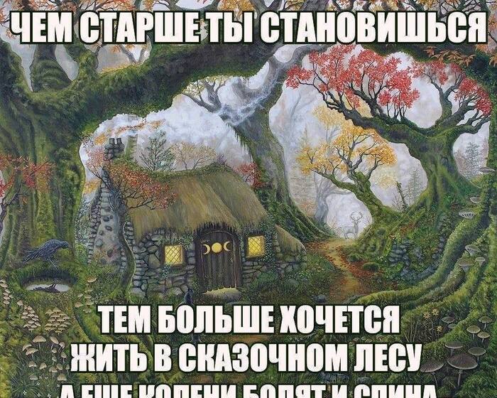 Жить в сказочном лесу, но есть нюанс