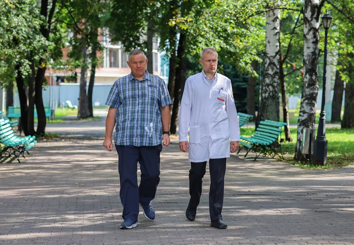 Сергей Инсарский и Михаил Нуждин. Фото: Любовь ЛАНЧЕВА.