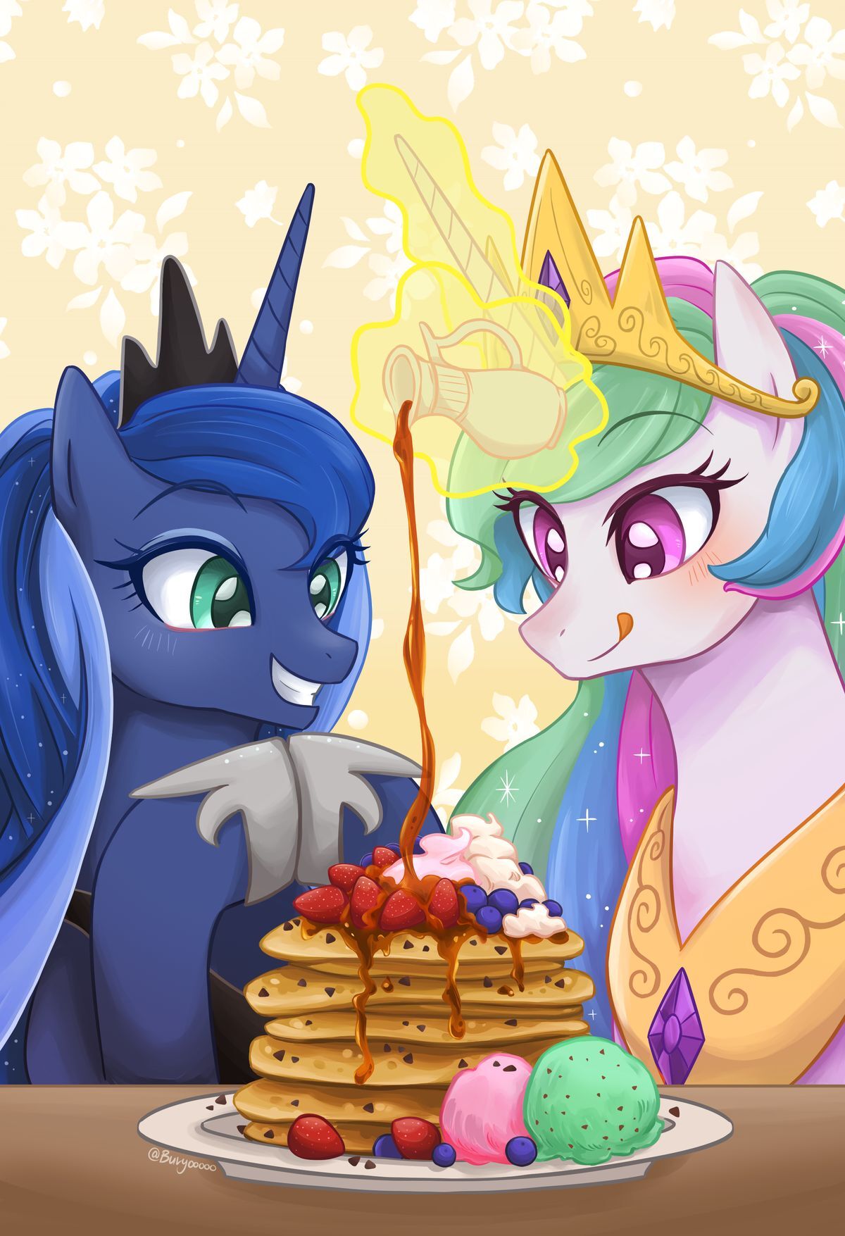 Delicious - My little pony, Princess luna, Princess celestia