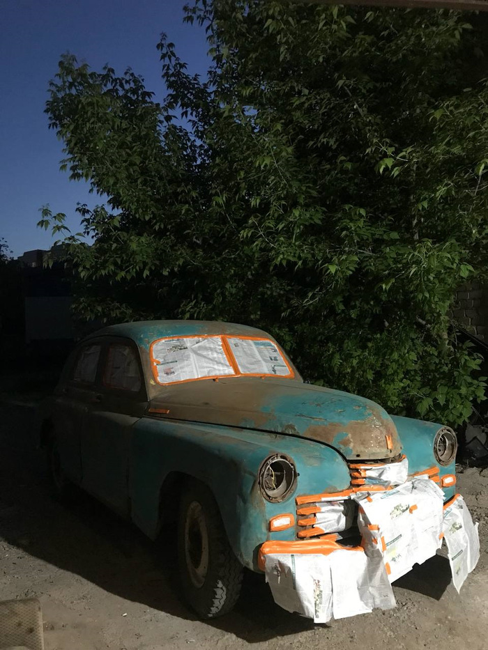 красили ночью
