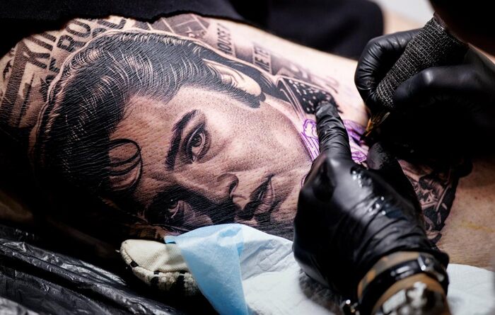 Тату-конвенция Big London Tattoo Show 2026 в Лондоне//Фото: ЕРА/ТАСС