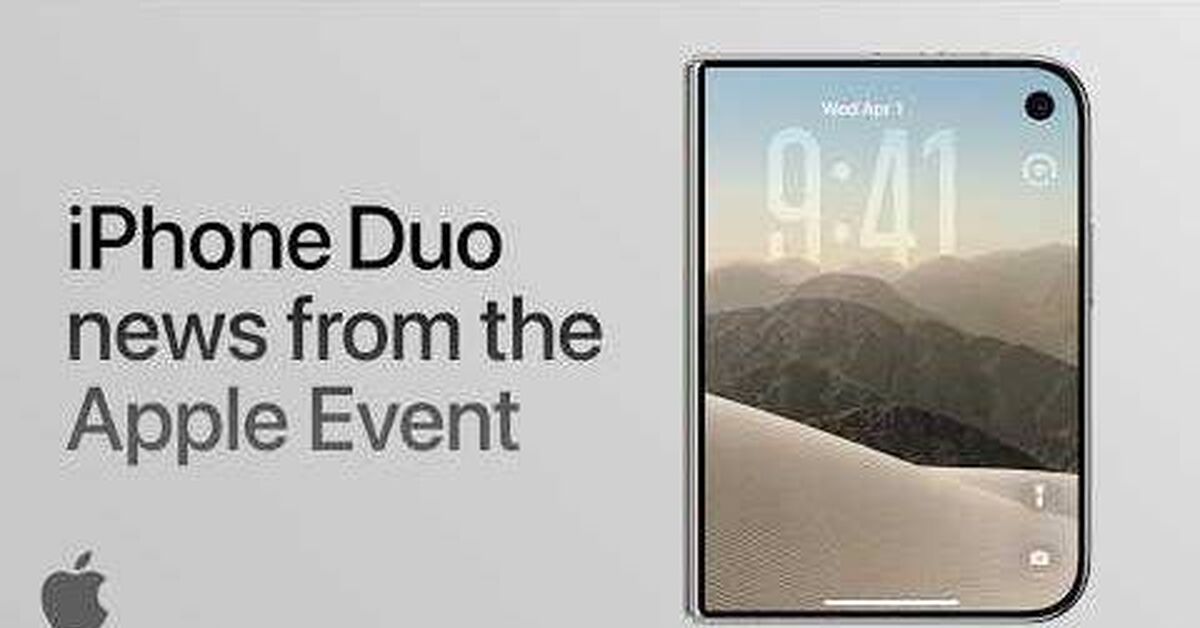 Everything about the iPhone Duo from Apple's official presentation - Technics, Telephone, iPhone, Mobile phones, Cot, Apple, Smartphone, Tablet, Notebook, Video, Rutube, Youtube