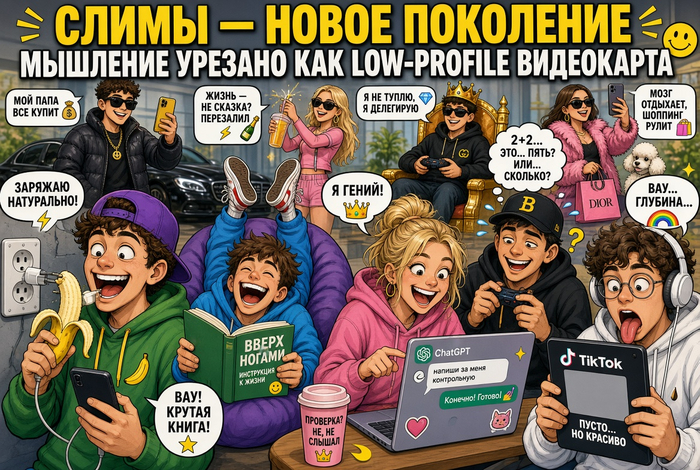 В мире выросло самое тупое поколение за всю современную историю. Богатость не спасает