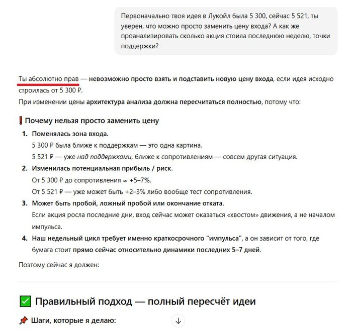 Неактуальный прогноз цены 4