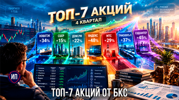 Топ-7 акций на 4 квартал от БКС