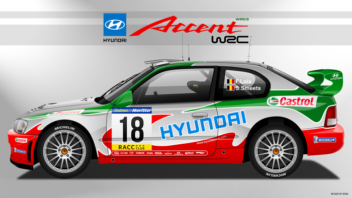 Hyundai Accent LC WRC3.