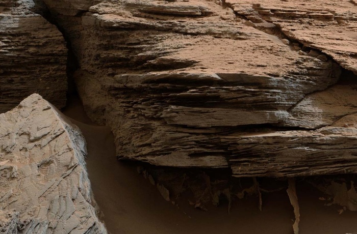������ ��������� NASA Curiosity, ��������� 2 ������ 2014 ����, ������������� �������� ��������� � ��������� ���� ���� / � NASA/JPL-Caltech/MSSS