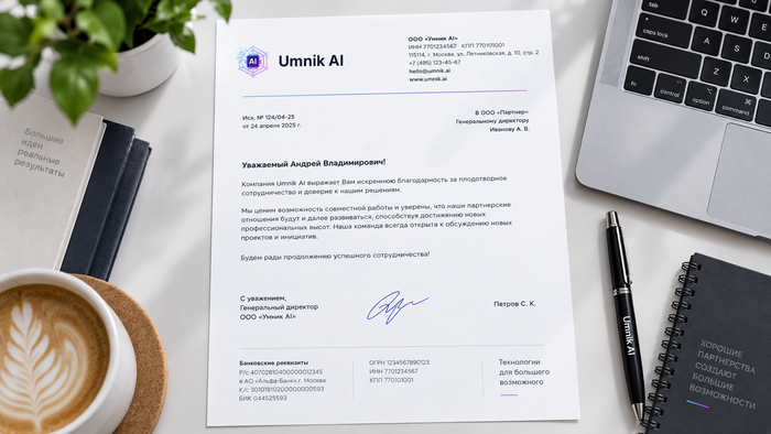 <a href="https://pikabu.ru/story/firmennyiy_blank_s_nulya_kak_sobrat_shablon_organizatsii_cherez_ii_14350451?u=https%3A%2F%2Fumnik.ai%2F%3Futm_source%3Dpikabu&t=%D0%9F%D1%80%D0%B8%D0%BC%D0%B5%D1%80%20%D0%B3%D0%BE%D1%82%D0%BE%D0%B2%D0%BE%D0%B3%D0%BE%20%D1%88%D0%B0%D0%B1%D0%BB%D0%BE%D0%BD%D0%B0&h=438812d563363350d5913a573aa5bdd869ac939a" title="https://umnik.ai/?utm_source=pikabu" target="_blank" rel="nofollow noopener">Пример готового шаблона</a>, собранного по логике «шапка - тело - подвал».