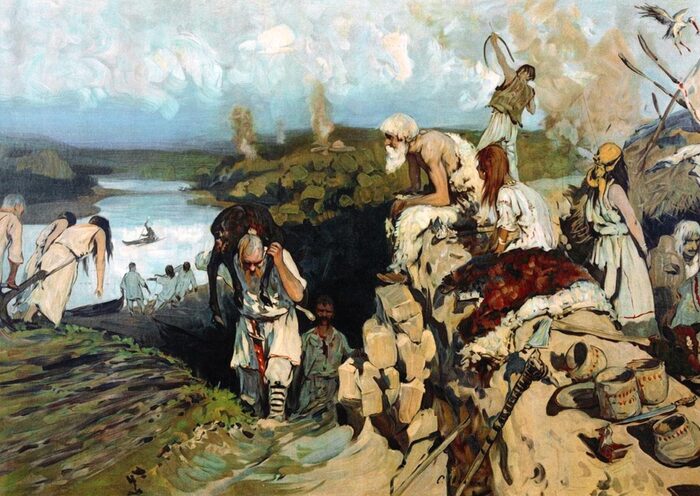 С. В. Иванов. «Жилище восточных славян», 1909. Общественное достояние