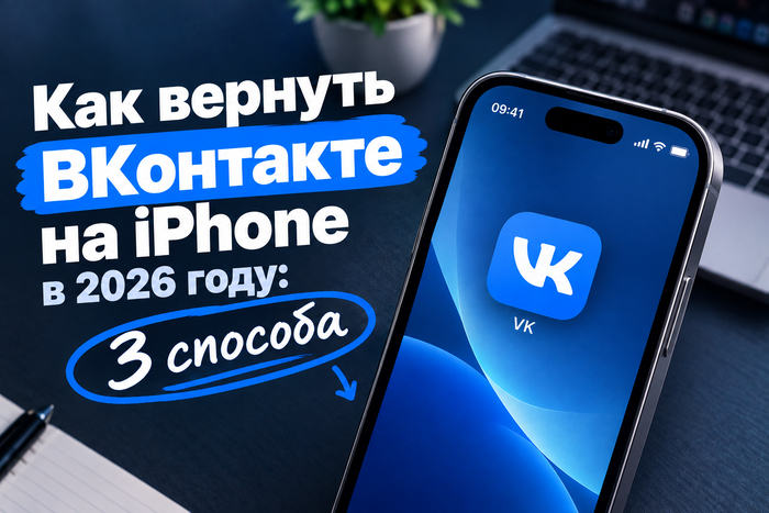Как вернуть ВКонтакте на iPhone: 3 актуальных способа на Сентябрь 2026