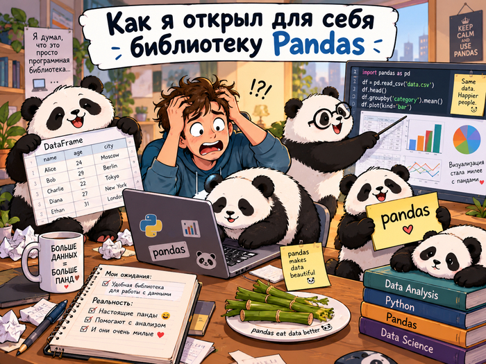 Как я открыл для себя библиотеку Pandas