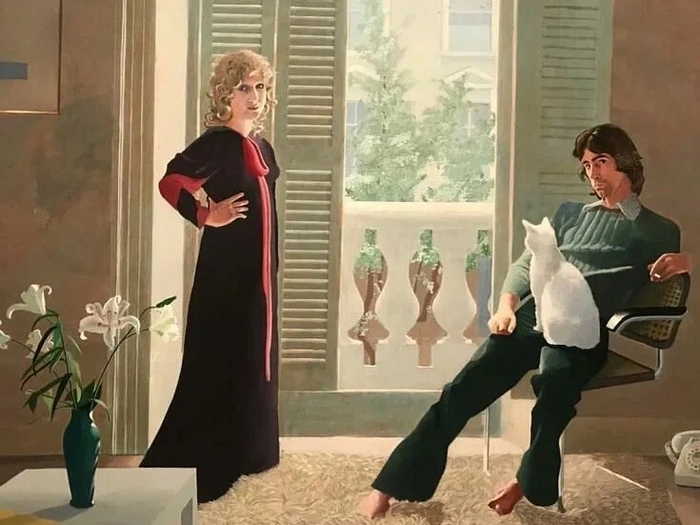 «Мистер и миссис Кларк и Перси» (Mr and Mrs Clark and Percy) - картина британского художника Дэвида Хокни, созданная в 1970–1971 годах. На ней изображены модельер Осси Кларк и дизайнер текстиля Селия Биртуэлл в их квартире вскоре после свадьбы.