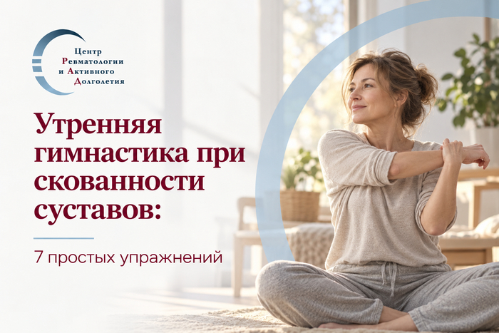 Утренняя гимнастика при скованности суставов: 7 простых упражнений