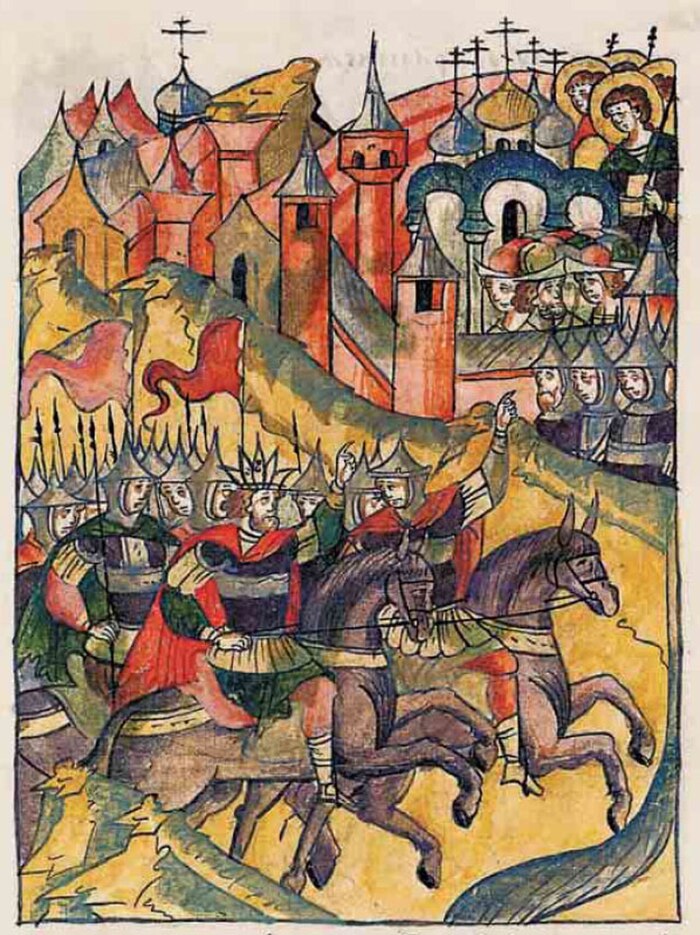 Мехмед Гирей под Москвой.