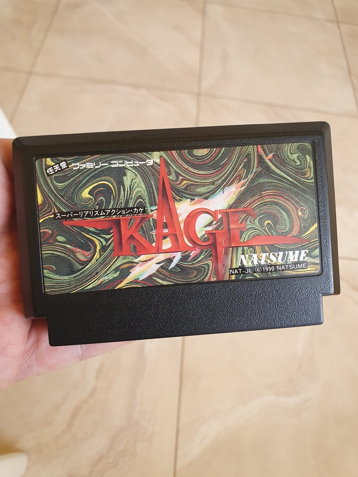 Оригинальный картридж Kage/Shadow of the Ninja
