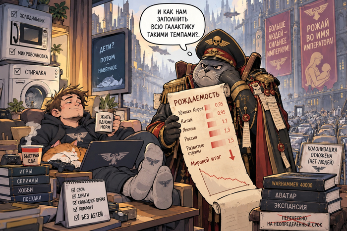 В Warhammer 40000 заканчиваются люди. Кадийки ещё нарожают?