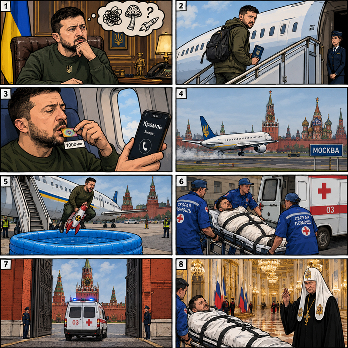 Ответ на пост «"Это очевидная слабость". Зеленский впал в истерику из-за разговора Путина и Трампа. Что его возмутило?»