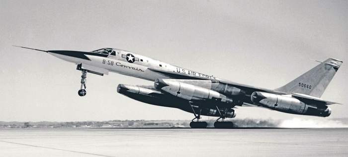 ���� �� ������ ������������� ������ ������� ��������� XB-58.