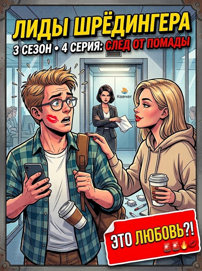 💋 СЛЕД ОТ ПОМАДЫ. ✨"Лиды Шрёдингера" 3 сезон 4 серия.