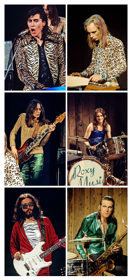 ����������� Roxy Music � Royal College of Art video studio. ������, 5 ���� 1972. ����� ���������� �������.
